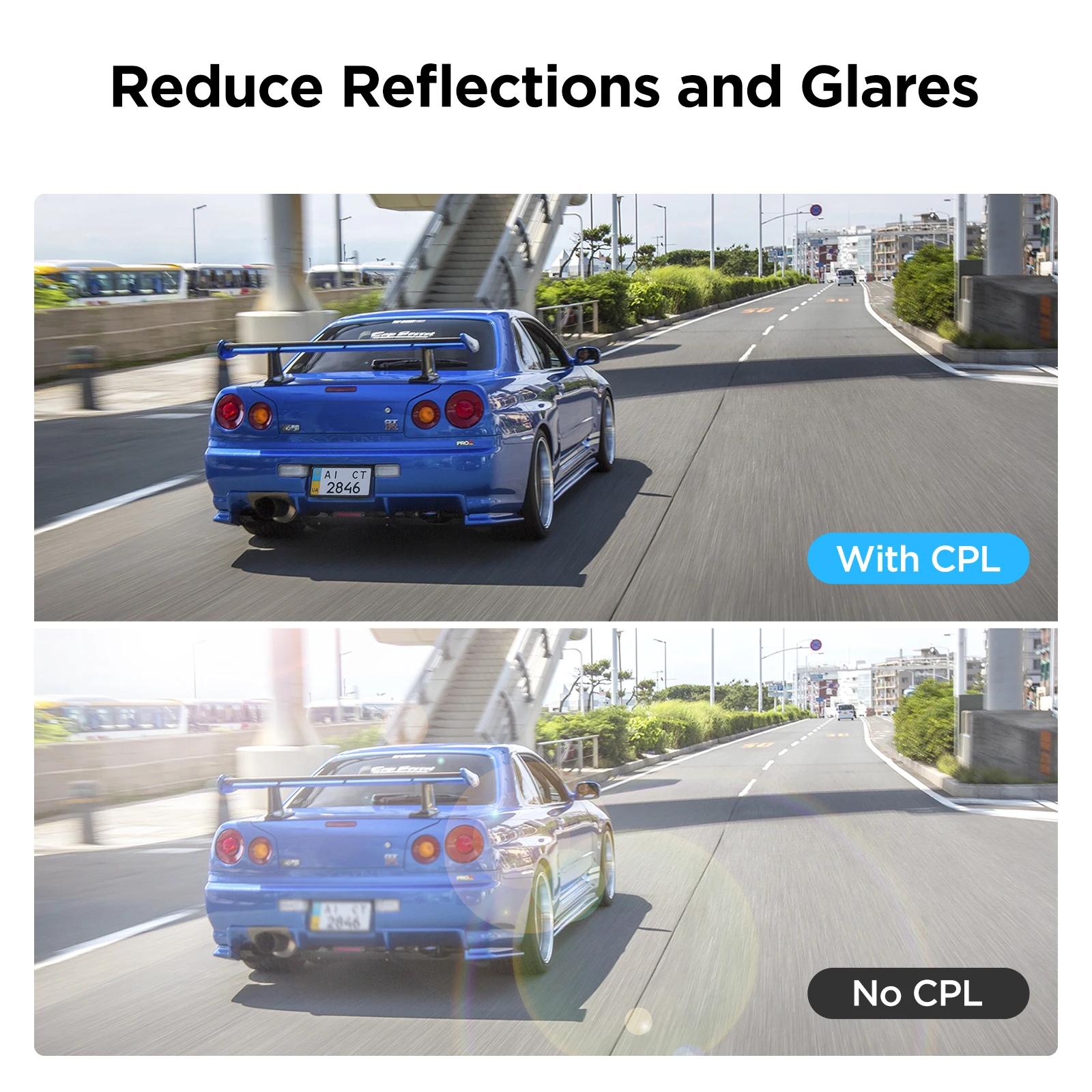 VIOFO-Couvercle d'objectif circulaire à filtre CPL-200 pour caméra de tableau de bord de voiture A13