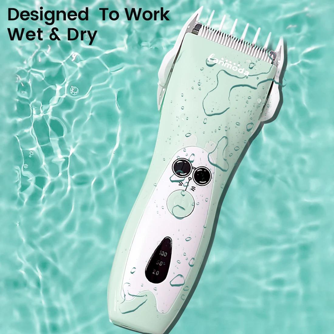 Tondeuse à cheveux pour bébé, silencieuse, électrique, rechargeable, tondeuse pour enfants, rasoir p