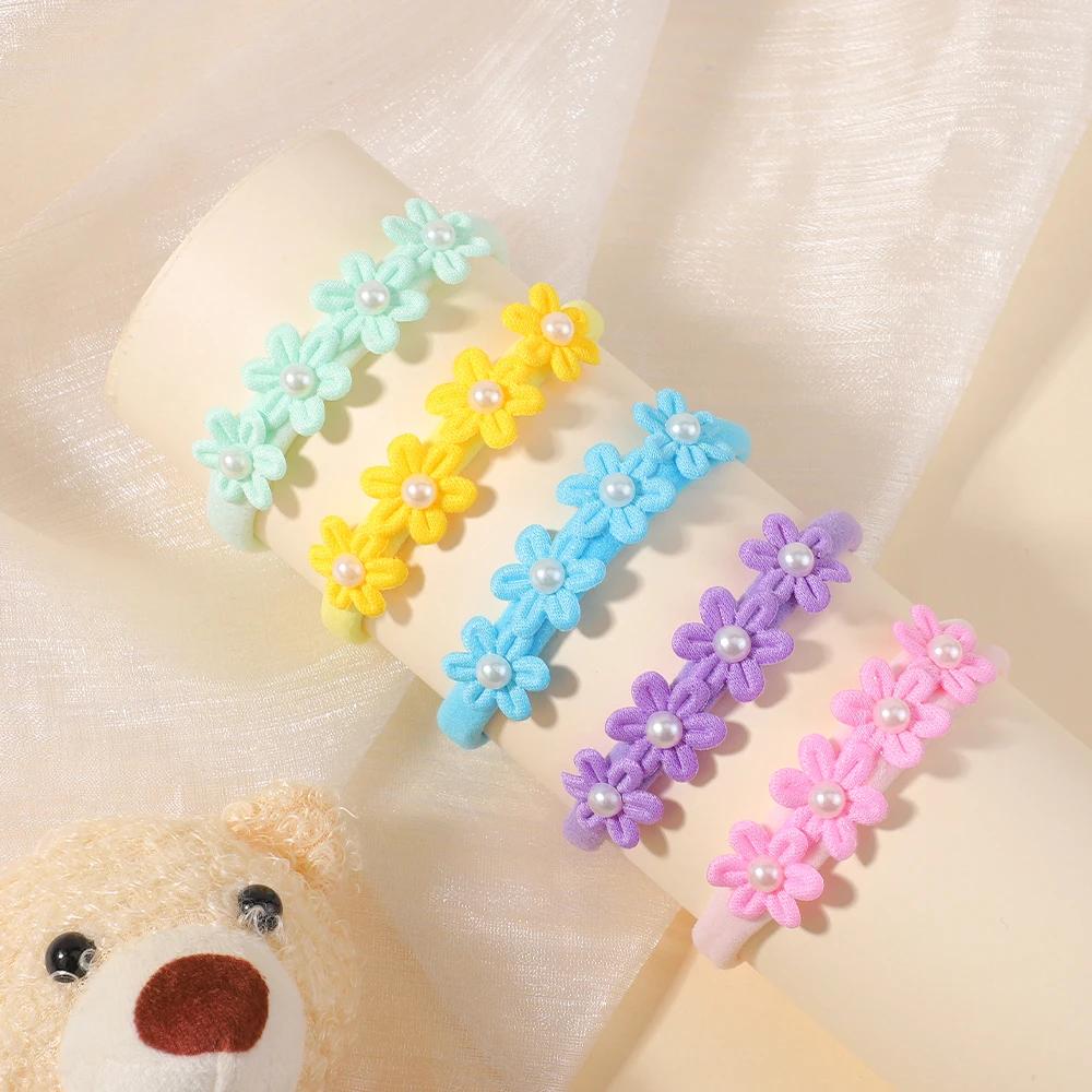 15 pièces/ensemble mignon doux nœud papillon bandeau pour bébé filles élastique fleur arcs bandeau i