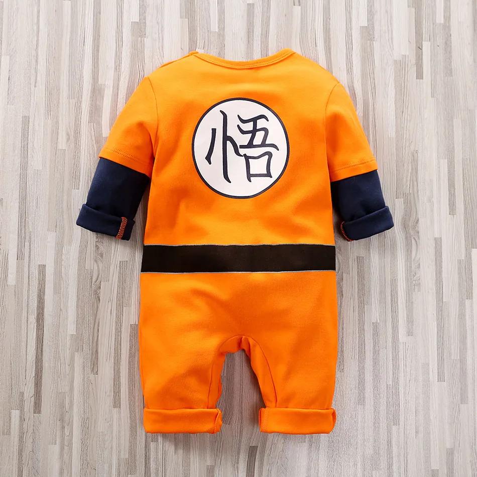 Bébé Anime vêtements végéta barboteuses nouveau-né Kuririn Roshi tenue d'entraînement infantile enfa