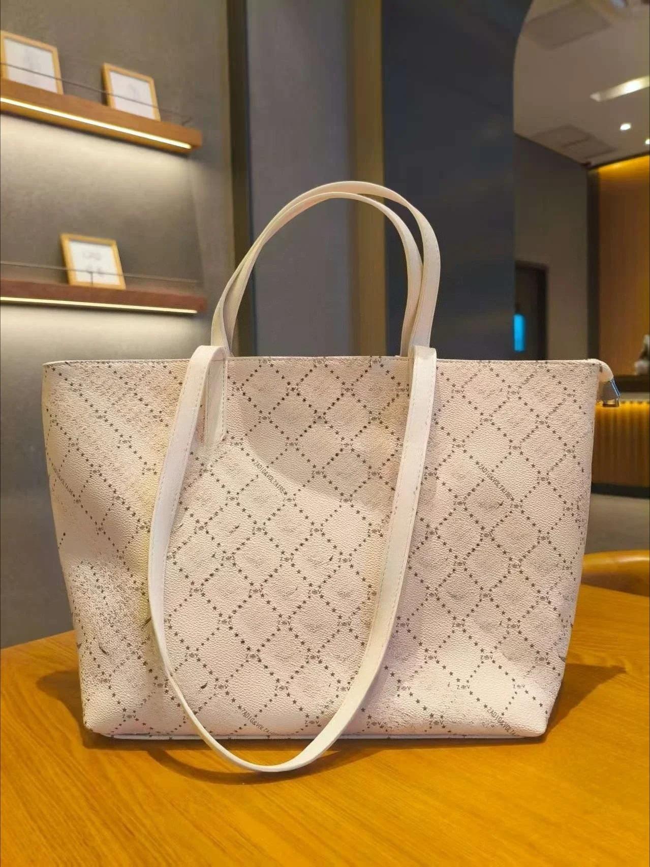 Sac ZV Nouvelle Collection Printemps-Été, Grande Capacité, Portable, Sac à Bandoulière, Sac Cabas Te