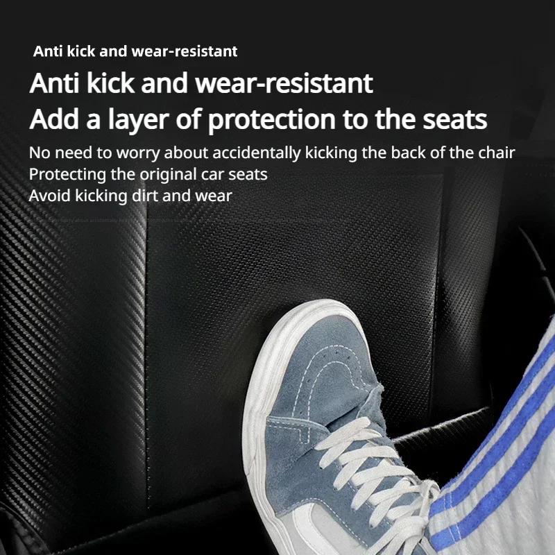Pour Tesla Model 3 Highland/Model Juniper 2025 – Protège-sièges en cuir anti-coup de pied, tapis de 