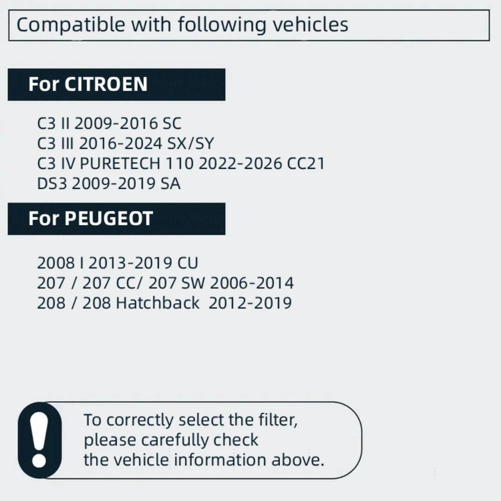 Filtre d'habitacle au charbon actif THREEON pour CITROEN C3 2,3 C4 CACTUS 1.2 1.5 1.6 DS3 SA_ Peugeo