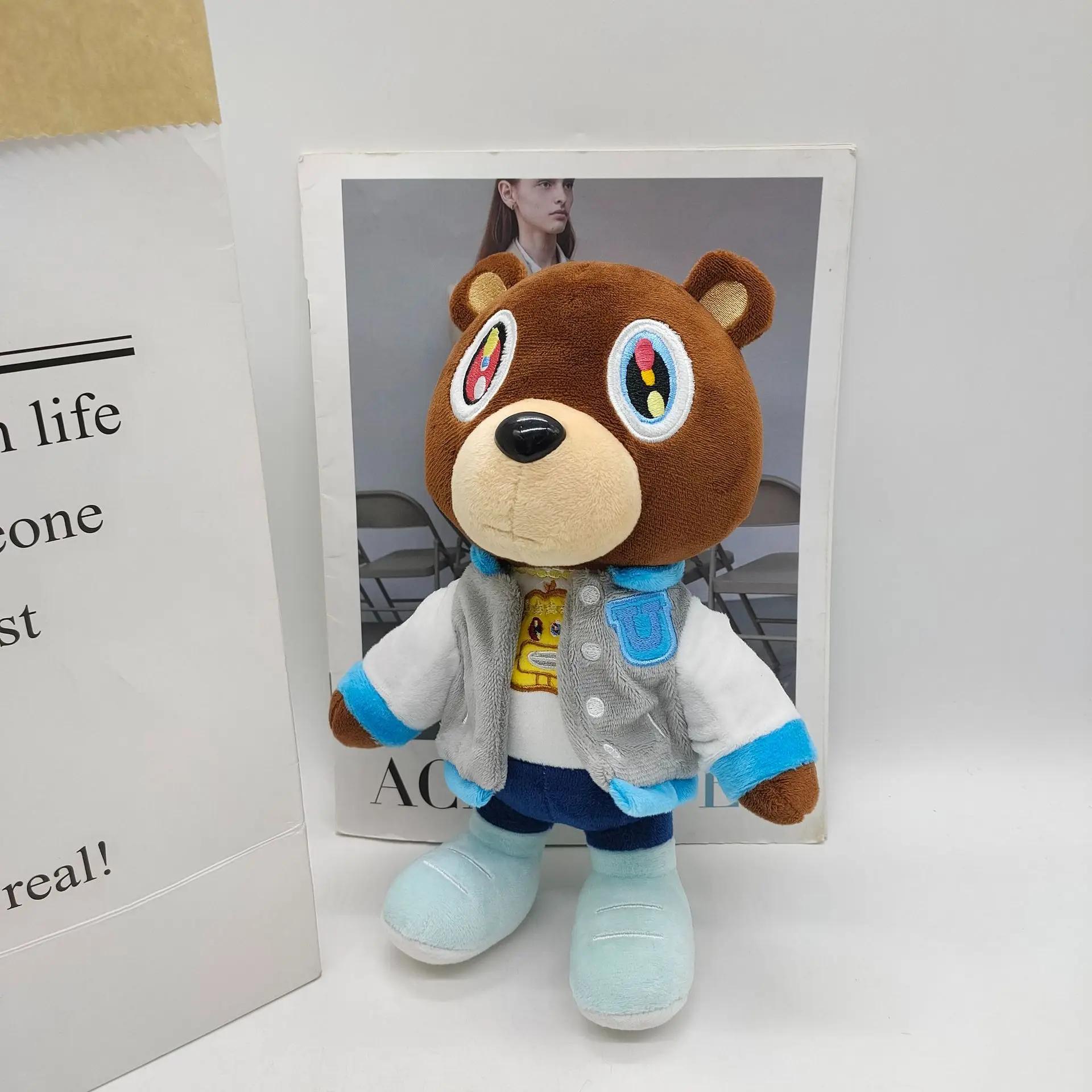 Ours en peluche Kanye abandonné Kawaii 26cm, jouets en peluche Kanye West pour remise de diplôme, pe
