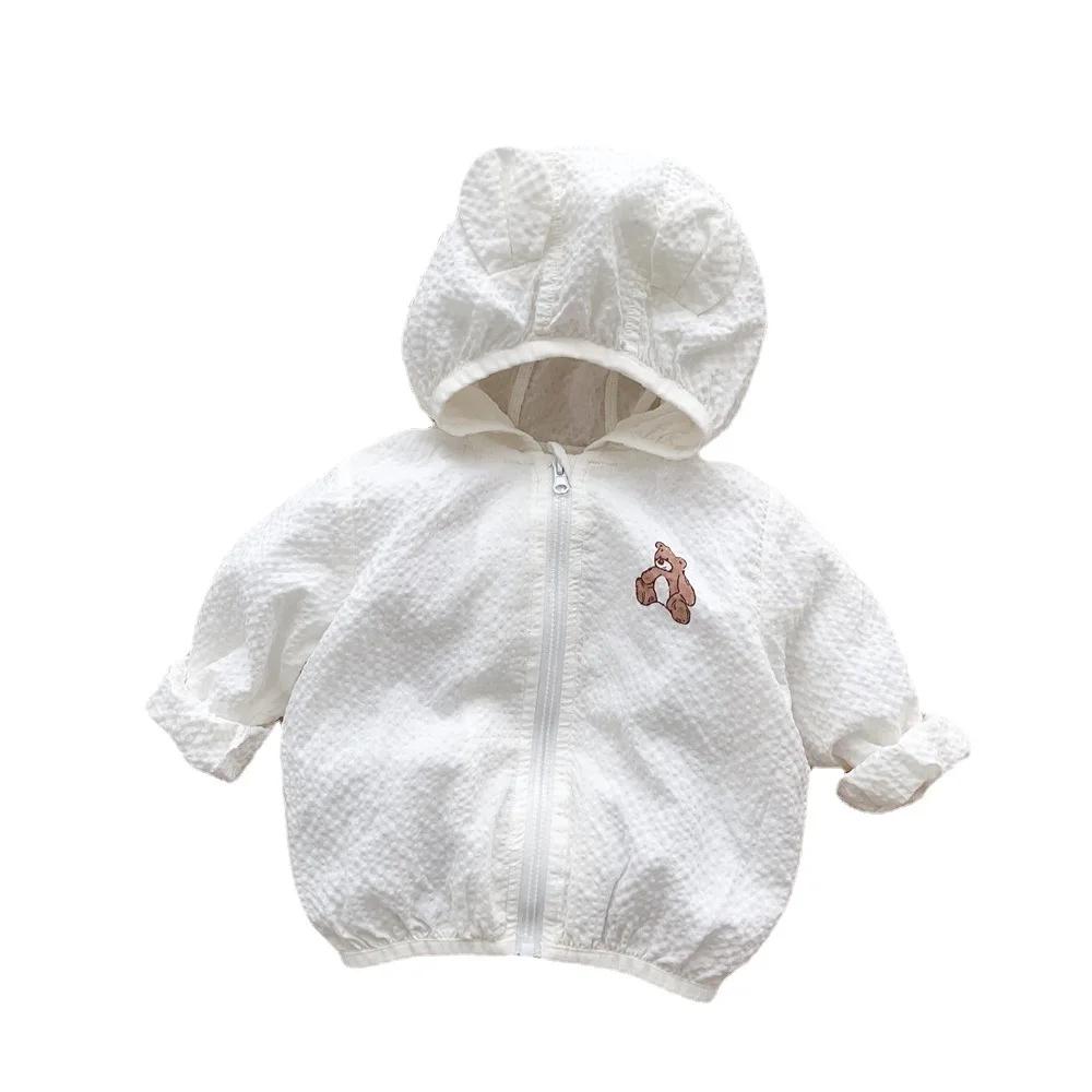 Manteau de Protection Solaire pour Bébé Fille et Garçon, Mignon, Respirant, Climatisé, Vêtements d'A