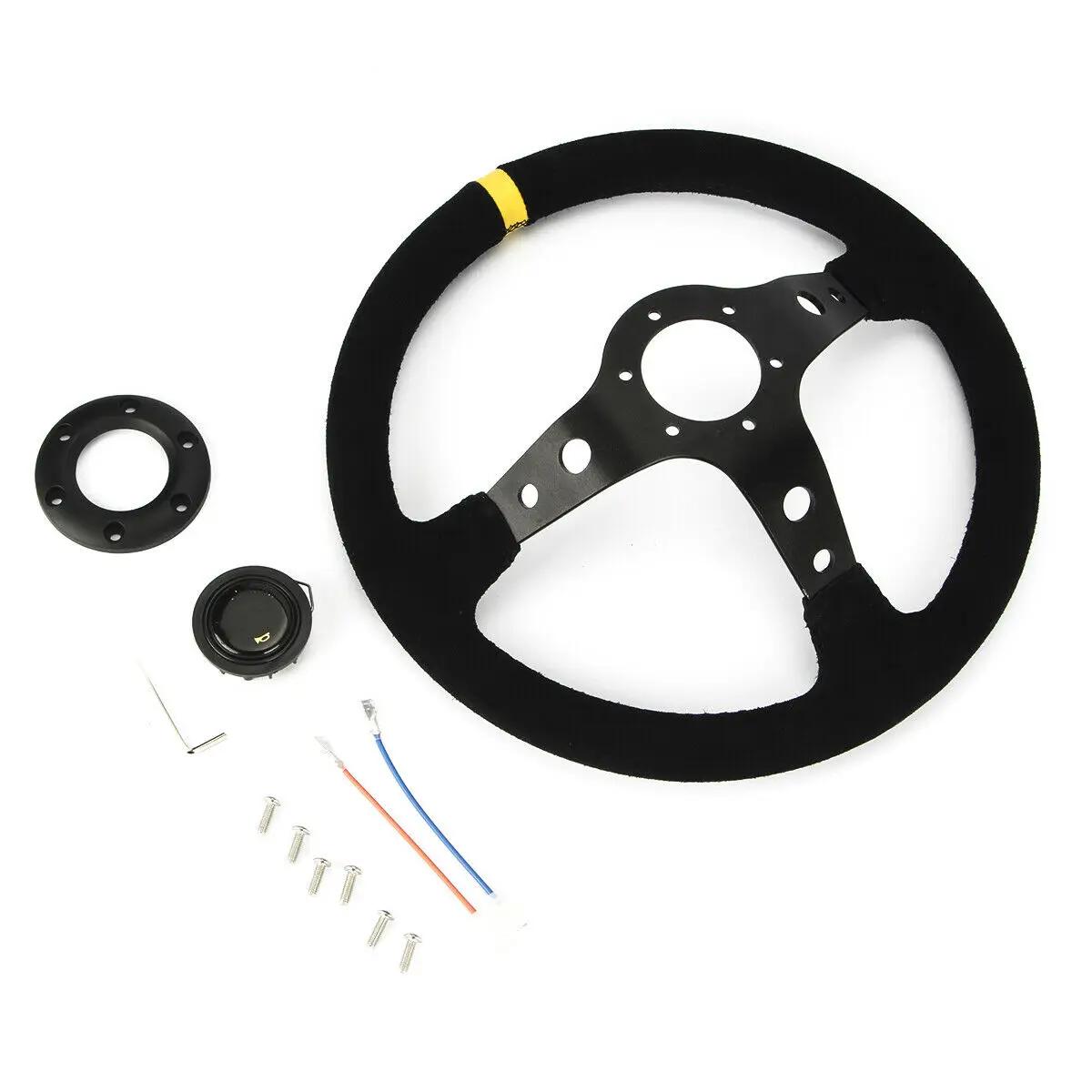 Volant de voiture universel 350mm 14 pouces, jeu de course à dérive, PCD 70mm pour Logitech G29 G920
