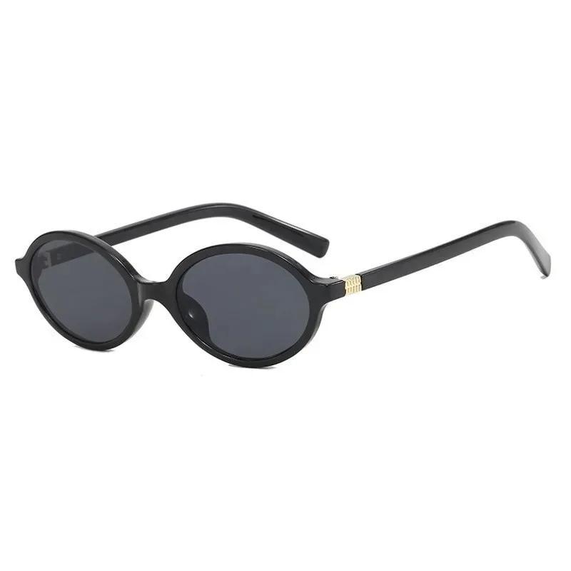 Lunettes de soleil léopard ovales pour femmes et hommes, petites lunettes Sexy, jolies Ins, sans maq