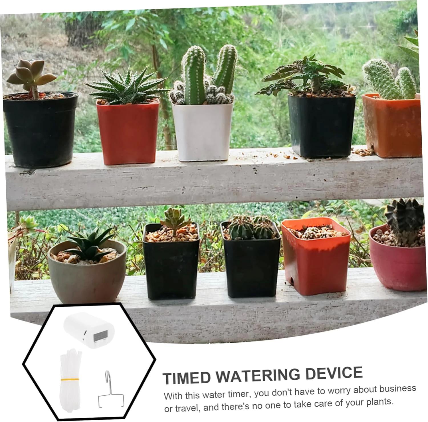 Pompe d'arrosage automatique pour plantes et fleurs, dispositif d'irrigation goutte-à-goutte pour la