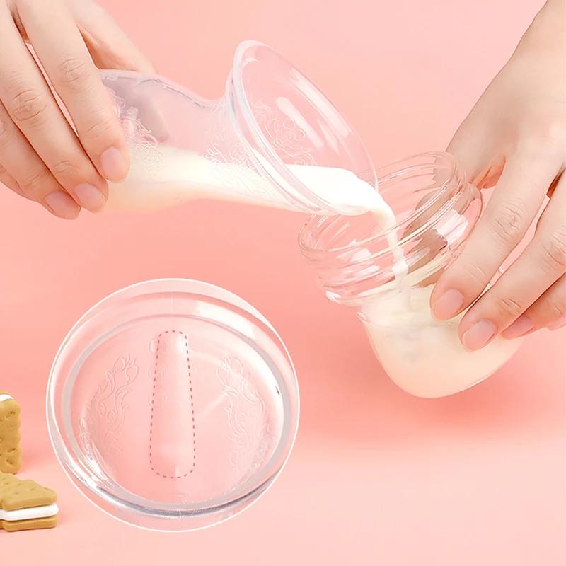 Modabebe collecteur de lait maternel Silicone de qualité alimentaire manuel sein pompes en Silicone 