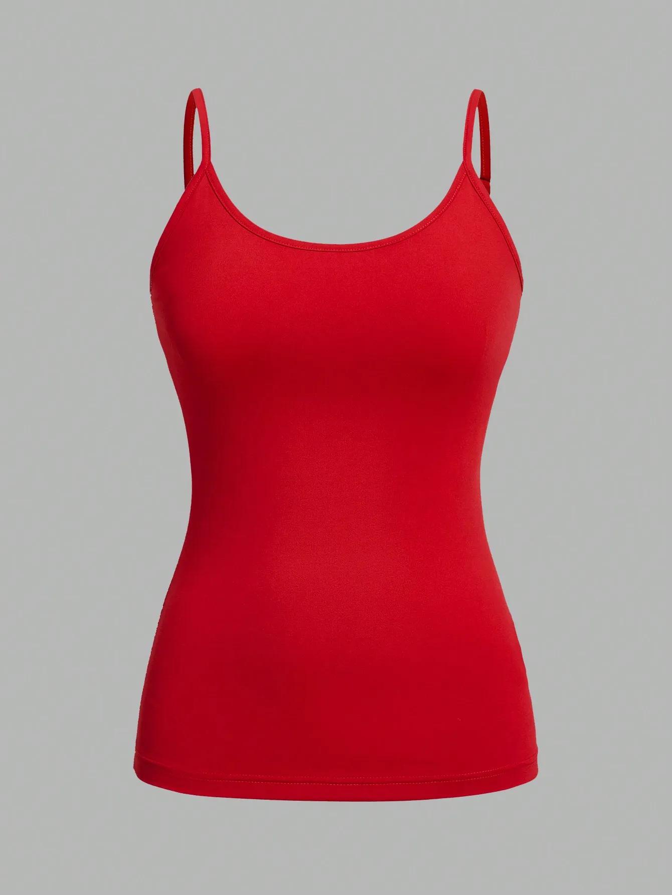 4 pièces femmes couleur unie Camisoles gilet femmes débardeurs femme été Sexy sangle hauts basiques 