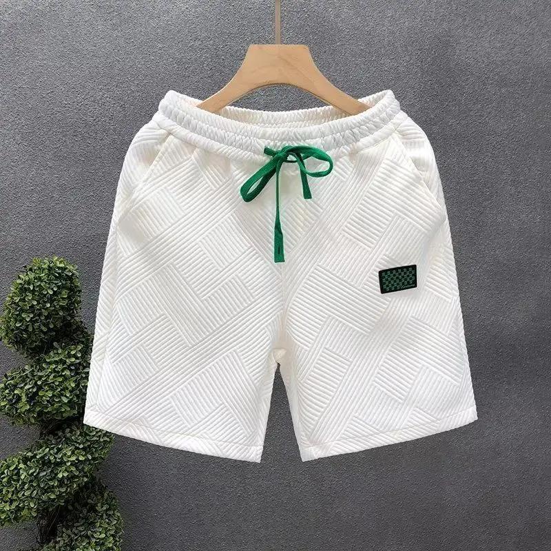 Short à la mode pour hommes, vêtements confortables à taille élastique, pantalons courts respirants,