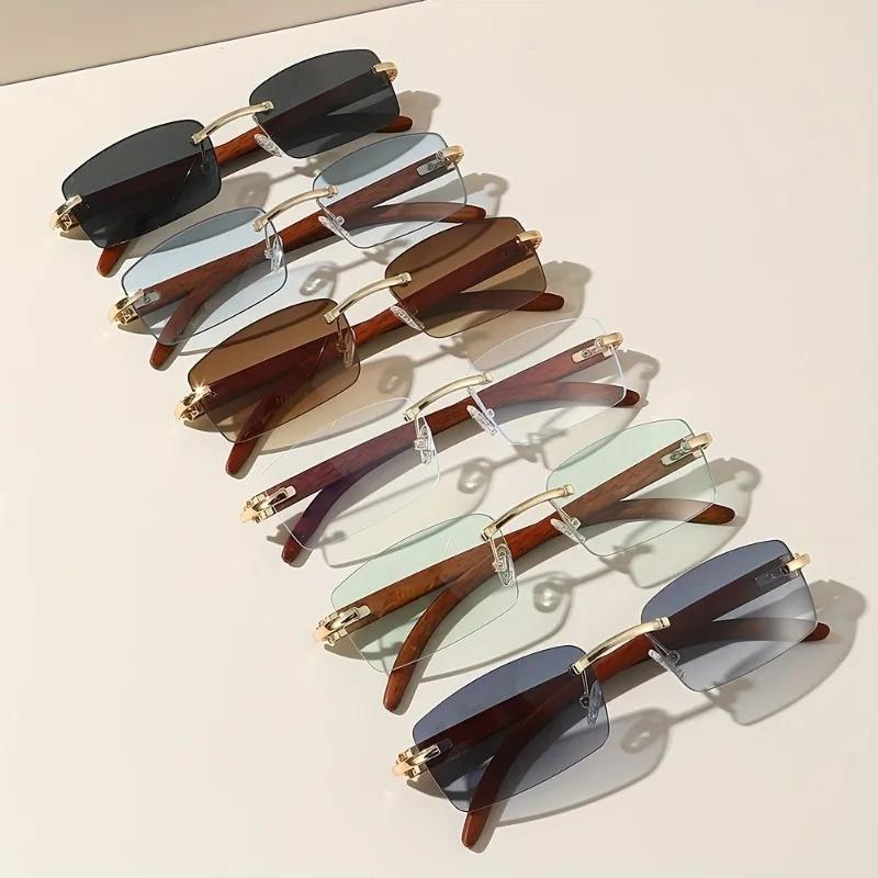 6 lunettes de mode rétro, accessoires photo de mode, lunettes décoratives pour hommes