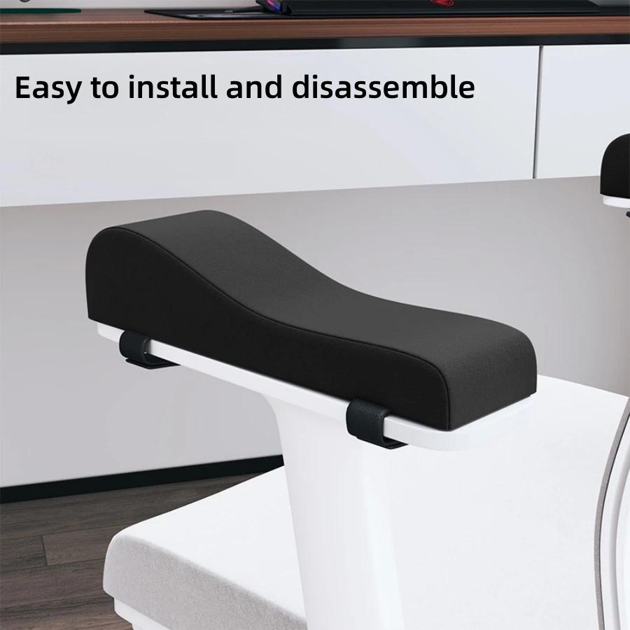 Un ensemble de coussins d'accoudoir de chaise de bureau et coudières en mousse à mémoire de forme, c