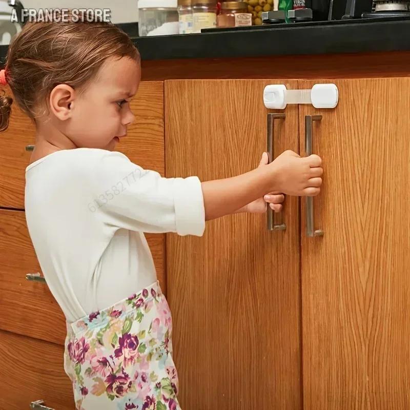 Serrure de sécurité pour bébé, serrure de sécurité pour tiroir, armoire adhésive pour tiroir, loquet