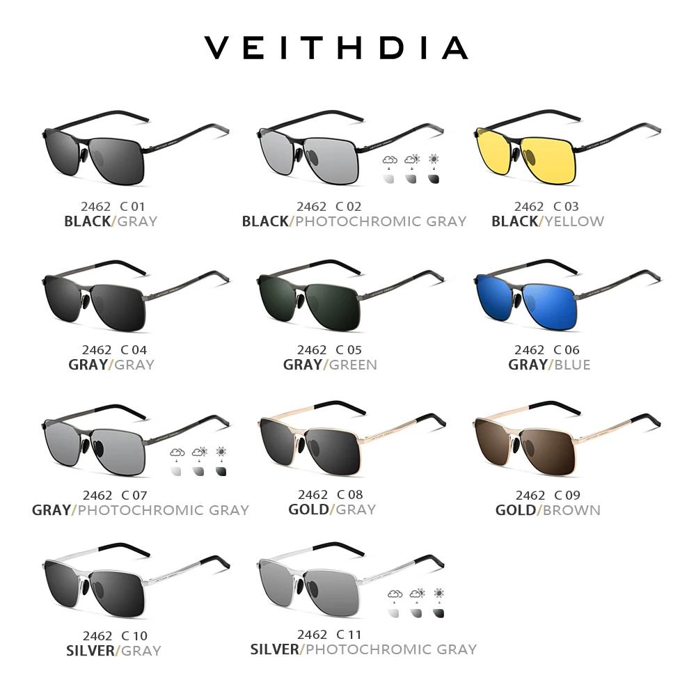 Lunettes de soleil de sport vintage pour hommes de la marque VEITHDIA, verres polarisés UV400, acces