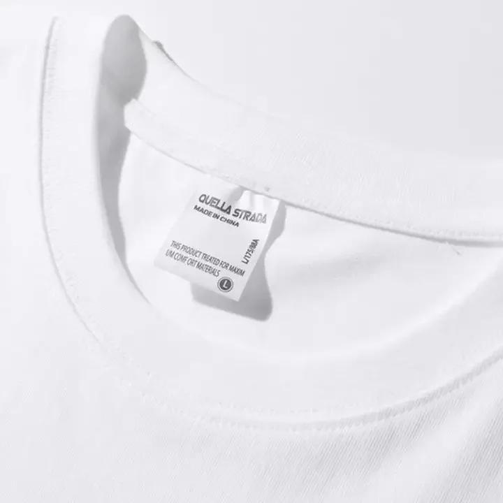 T-shirt pour hommes 600g T-shirt à manches courtes en coton robuste pour hommes mode coton épaissi à