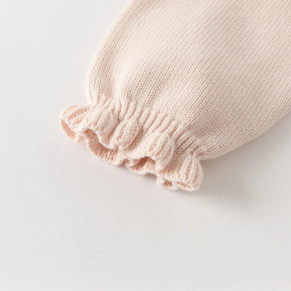 Dave Bella automne hiver filles bébé enfants pull tricoté pull décontracté doux mignon doux tricots 