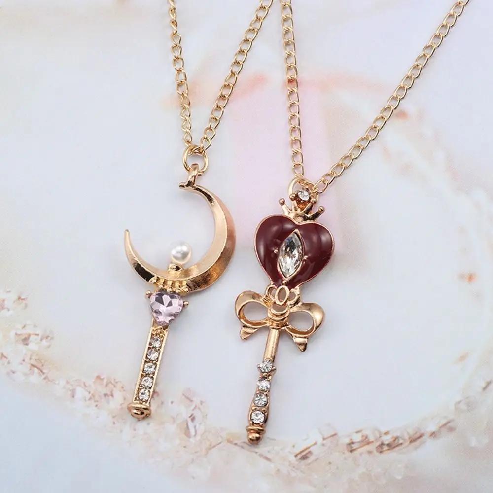 Collier pendentif Cosplay en cristal pour fille, accessoires de Cosplay, Anime pour marin lune, bagu