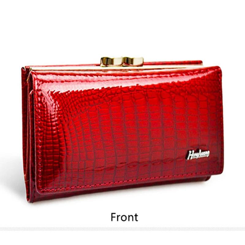 Portefeuilles en cuir véritable pour femmes, portefeuille de luxe de styliste pour dames, sac à main