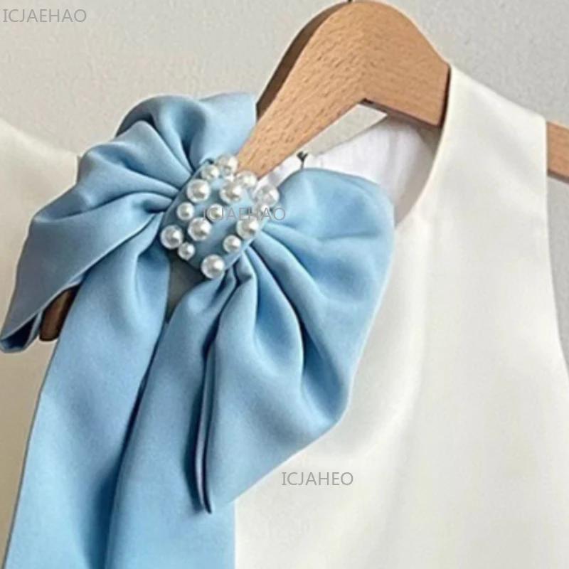 Nouvelle Robe de Princesse pour Filles, Jupe Évasée, Tenue de Cérémonie Mignonne et Élégante pour En