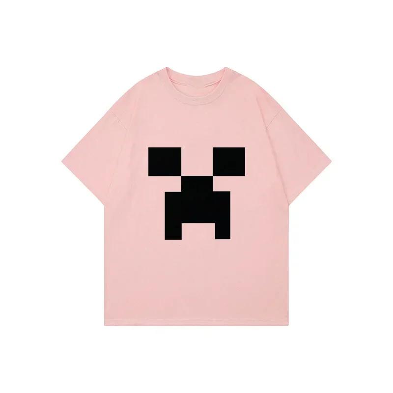 T-shirt à manches courtes col rond pour hommes et femmes, décontracté, à la mode, ample et confortab