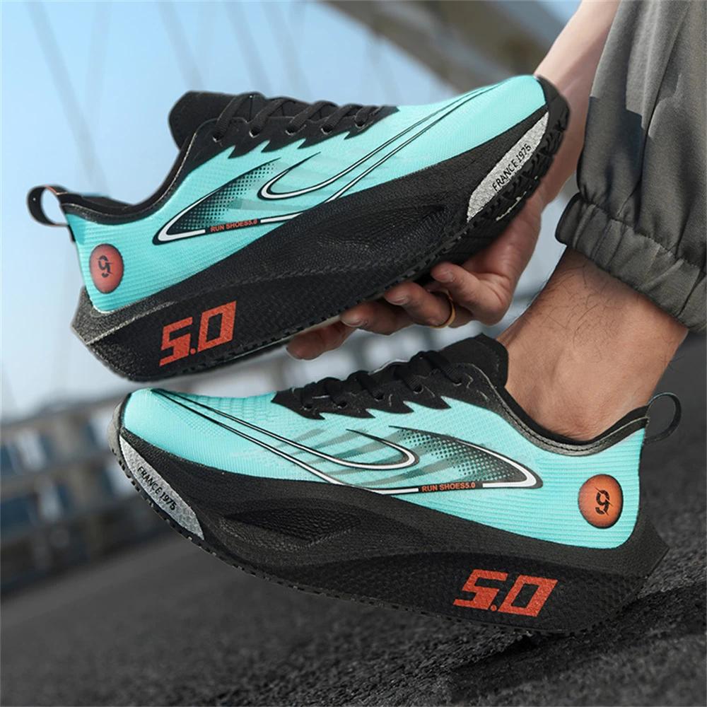 Chaussures de course légères et respirantes en mesh pour hommes - Antidérapantes, baskets athlétique