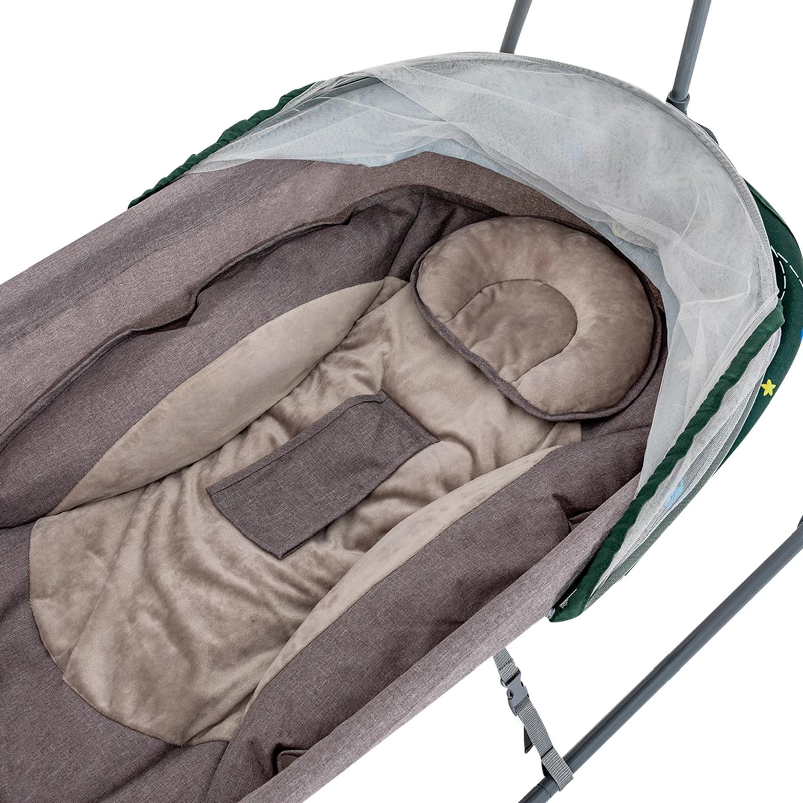 Berceau pour bébé, balançoire, support électrique à 5 vitesses, chaise à bascule, lit avec télécomma