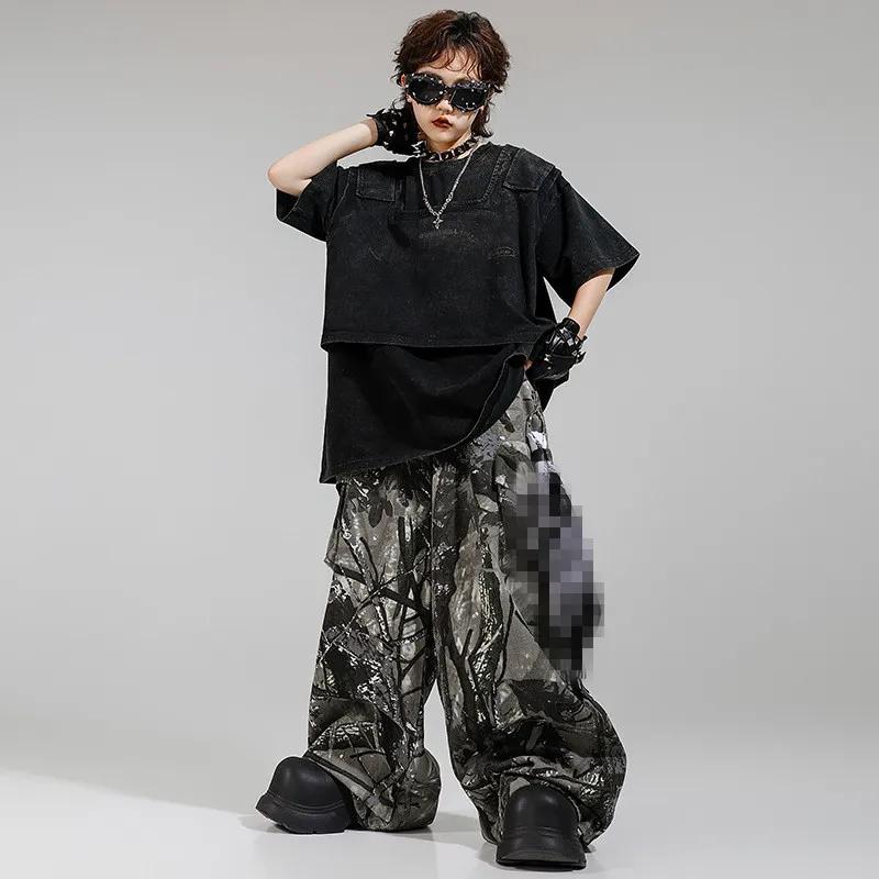 Costume de sport pour enfants, pantalon de danse de rue, Costume pour filles et garçons, tenue d'act