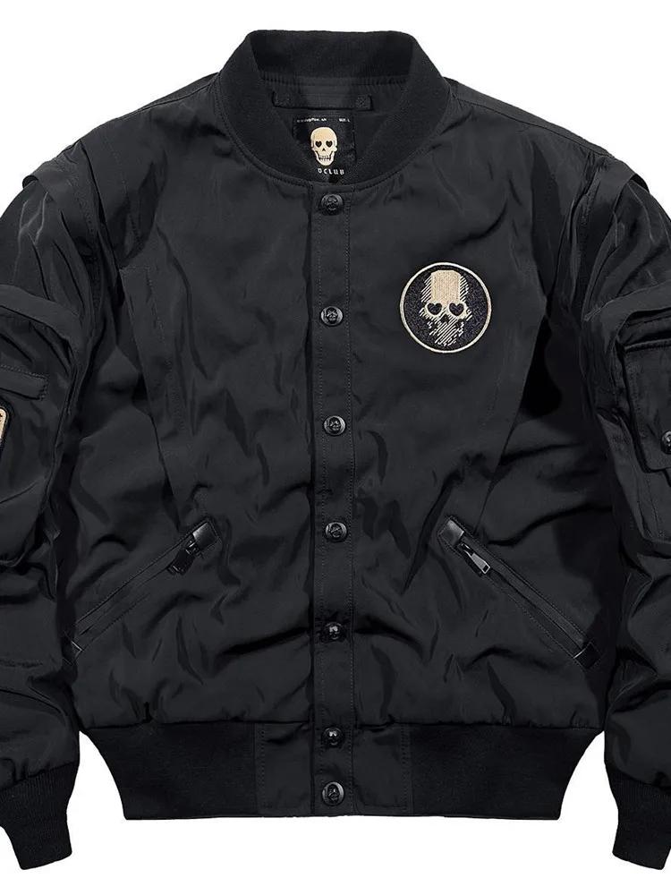 Veste de pilote Vintage américaine pour hommes, nouvelle tendance d'automne et de printemps, décontr