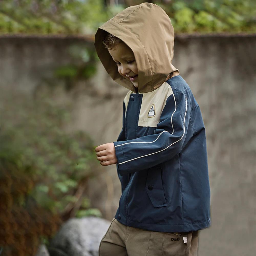 Dave Bella garçons printemps automne veste manteau pour enfants imperméable Sports de plein air à ca