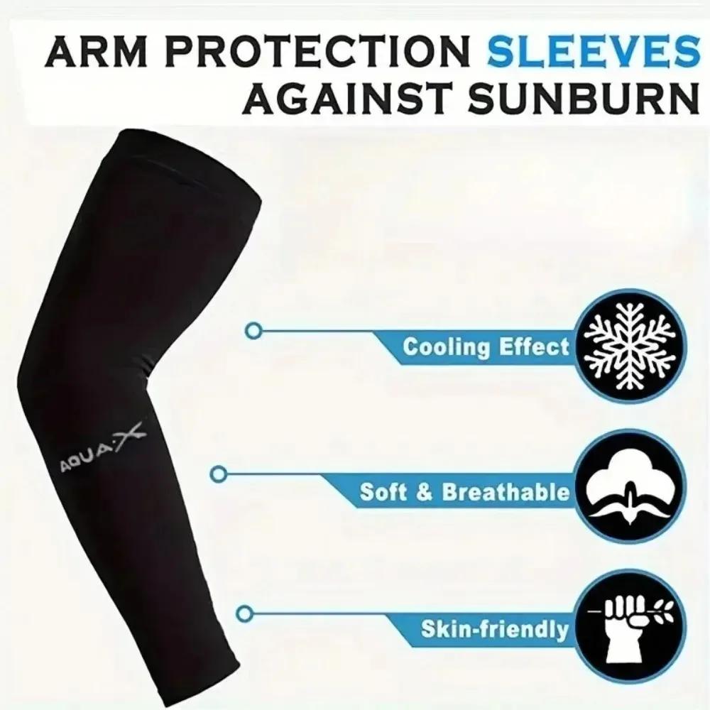 3 paires de manchons solaires UV pour bras – Protection respirante, utilisations pour la conduite, l