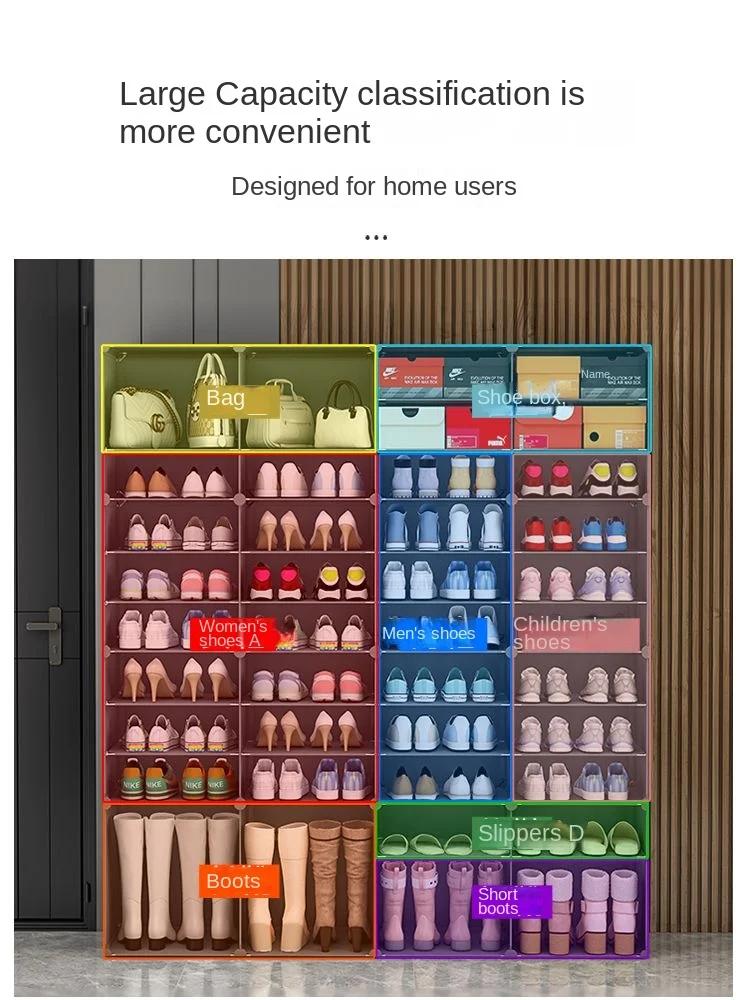 Meuble de Rangement pour Chaussures T1, Moderne et Simple, Meuble de Couloir de Maison, Armoire Lumi