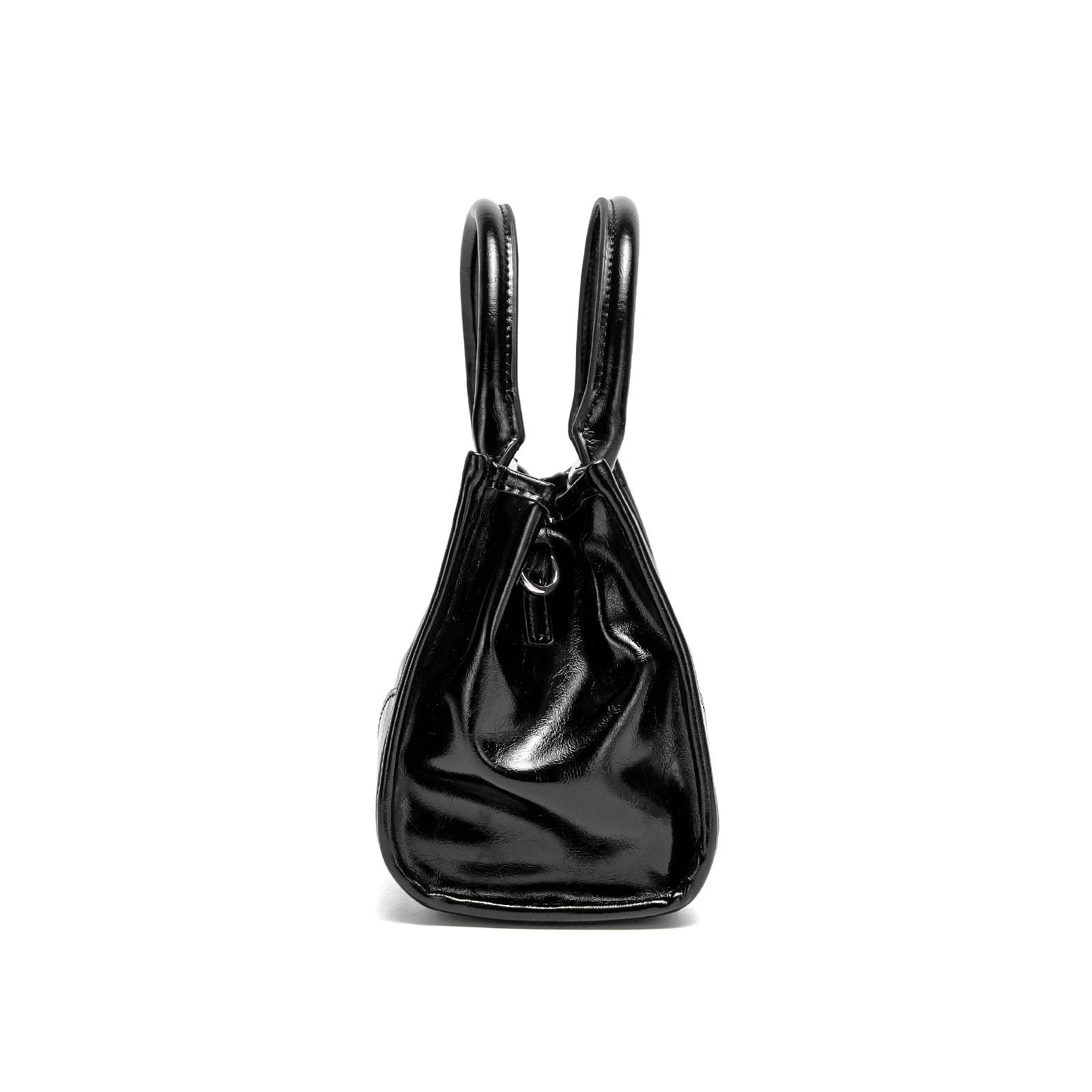 CHCH sac à bandoulière pour femme nouveau sac bâton motif marbre noir bandoulière détachable