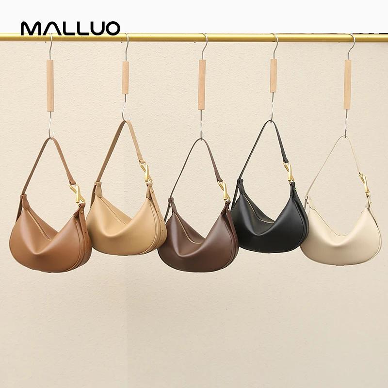 Sac à Main en Cuir de Vache group pour Femme, Sacoche Hobos Souple, Large, Demi-lune