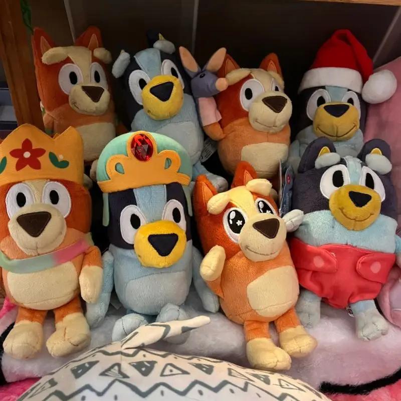 25 cm Blueyed Dog Bingo Famille 25 cm Peluche Dessin Animé Chien Doux Animaux En Peluche Poupées Ann