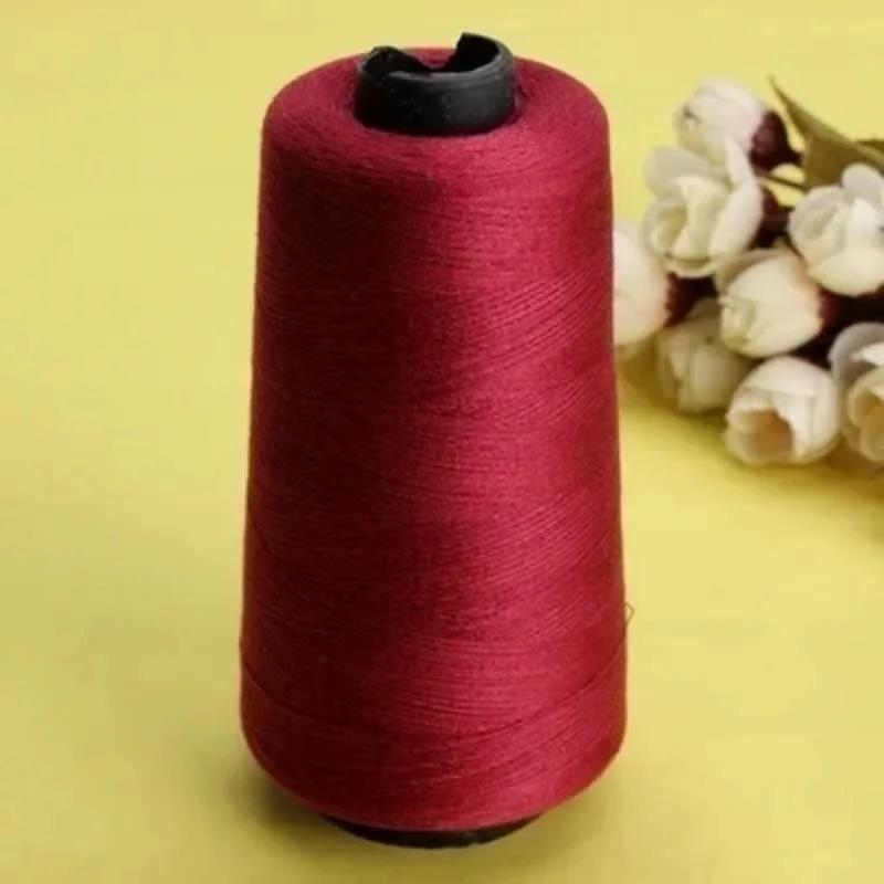 Machine à coudre surjeteuse industrielle, 12 couleurs exceptionnelles, 3000 Yards, fil en Polyester,