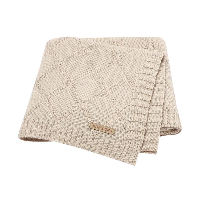 Couvertures en coton pour bébé, Super douces, pour nouveau-né, garçon et fille, couverture de pousse
