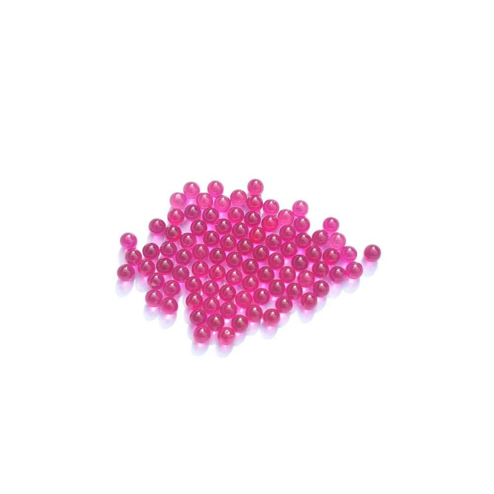 Boules de rubis de 3 mm de diamètre extérieur fabriquées à partir de pierre de pierres précieuses en