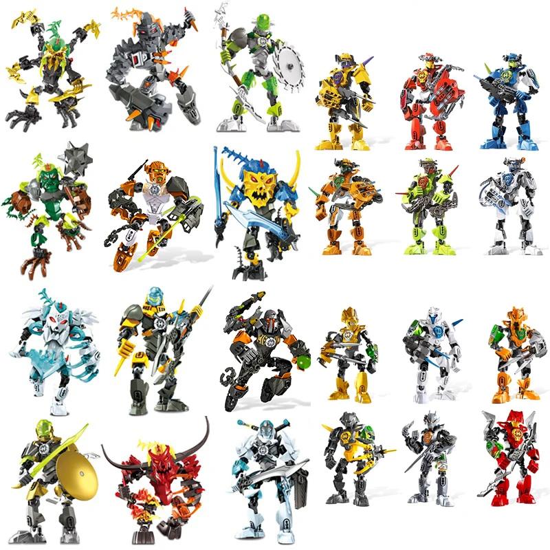 Blocs de construction Hero Factory Star Warrior Evo 2 en 1, combinaison robot Mech Bionicle, figurin