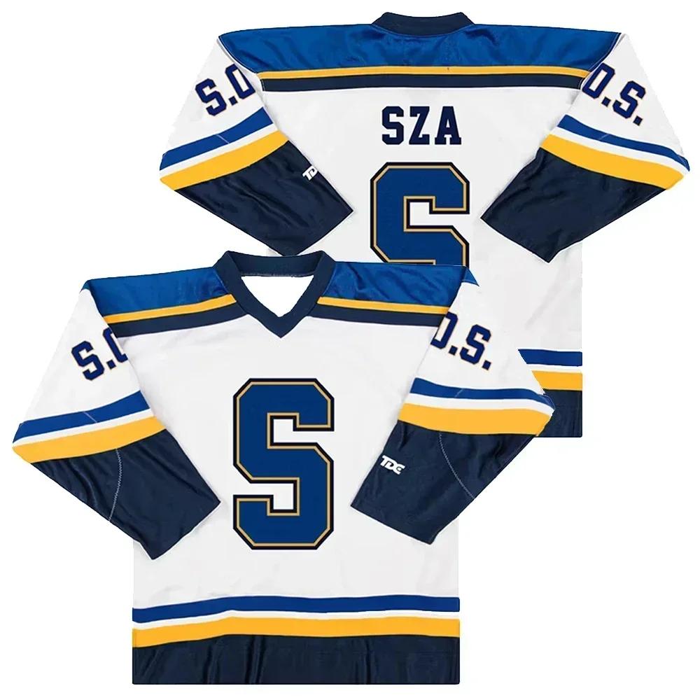 SZA Jersey SOS Blind Nouvel Album Merch 2023 Tour Nord-Américain Unisexe Sweat-shirt à manches longu
