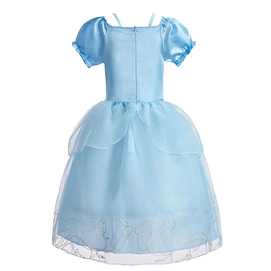 Déguisement d'halloween pour enfants, aurore cendrillon, princesse Disney, déguisement de Festival, 