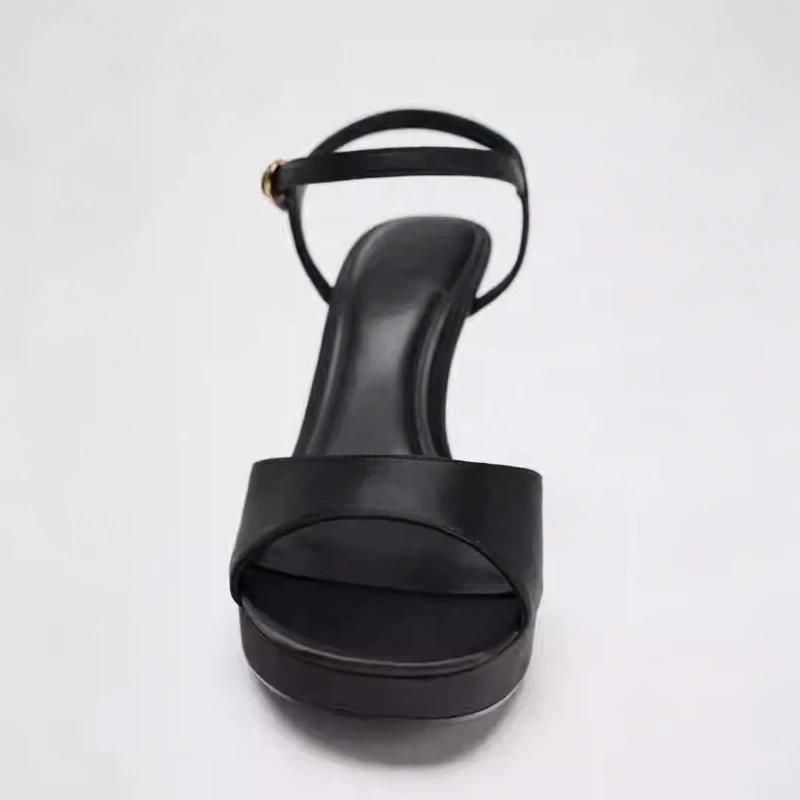 Escarpins à talons épais pour femmes, chaussures à plateforme en Satin, élégantes, couleur unie, con