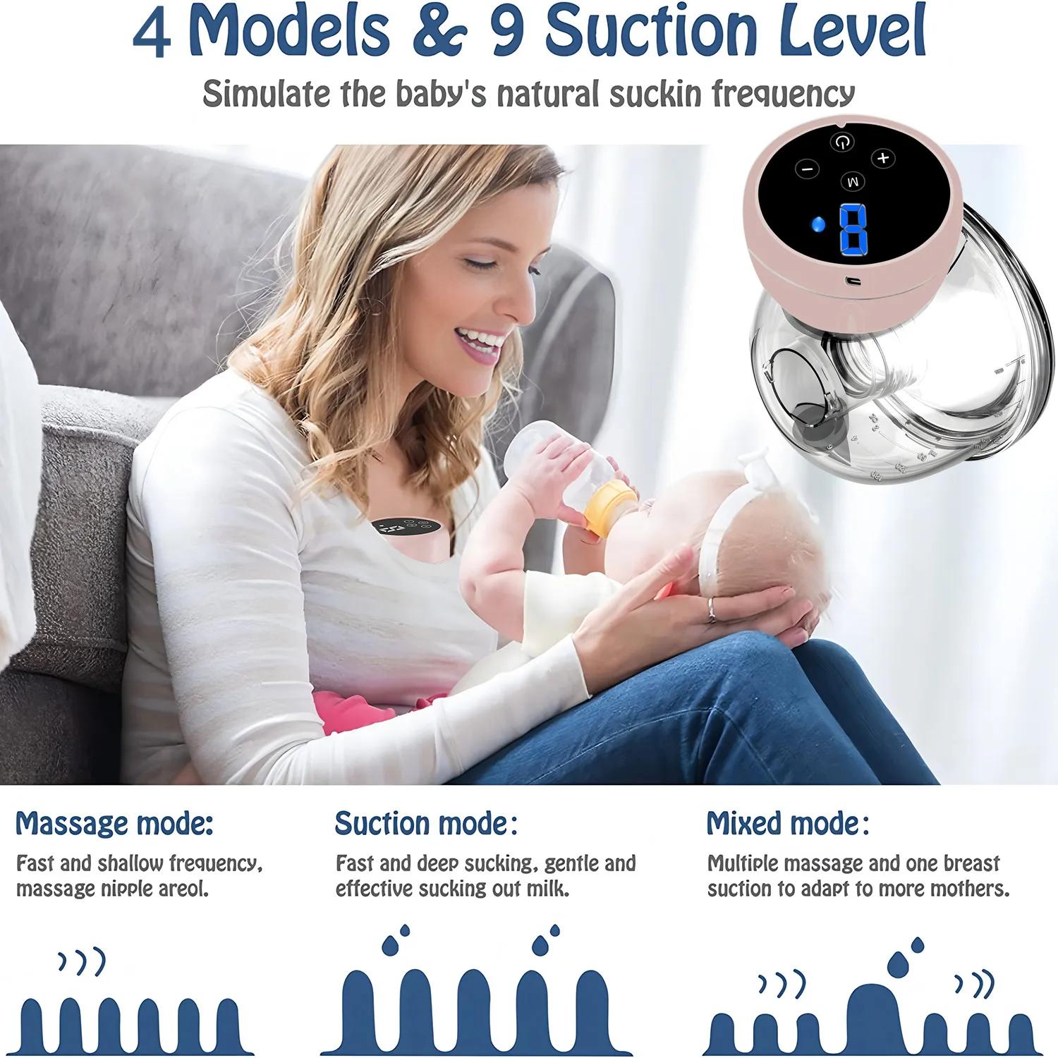Tire-lait portable USB, Machine à traire et à traire du lait maternel, fournitures pour mère et bébé