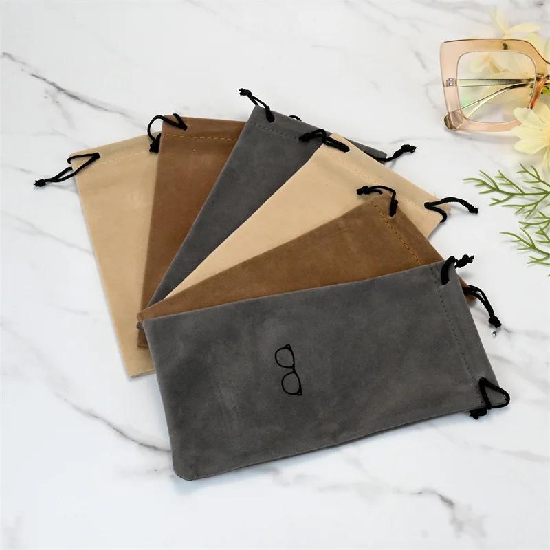 Étui à lunettes Portable à la mode, accessoires pour lunettes, sac à lunettes souple, sacs pour lune