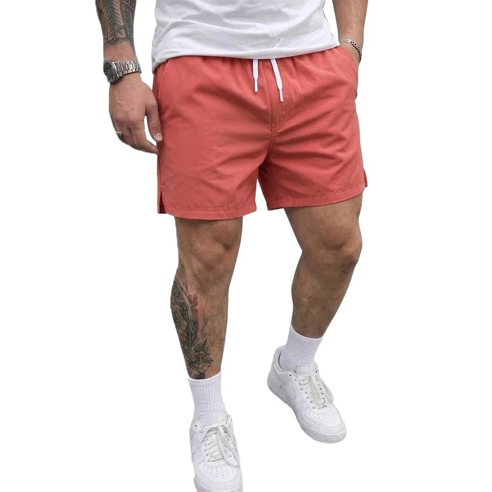 Shorts de sport d'été pour hommes, shorts d'entraînement à séchage rapide, pantalons décontractés at