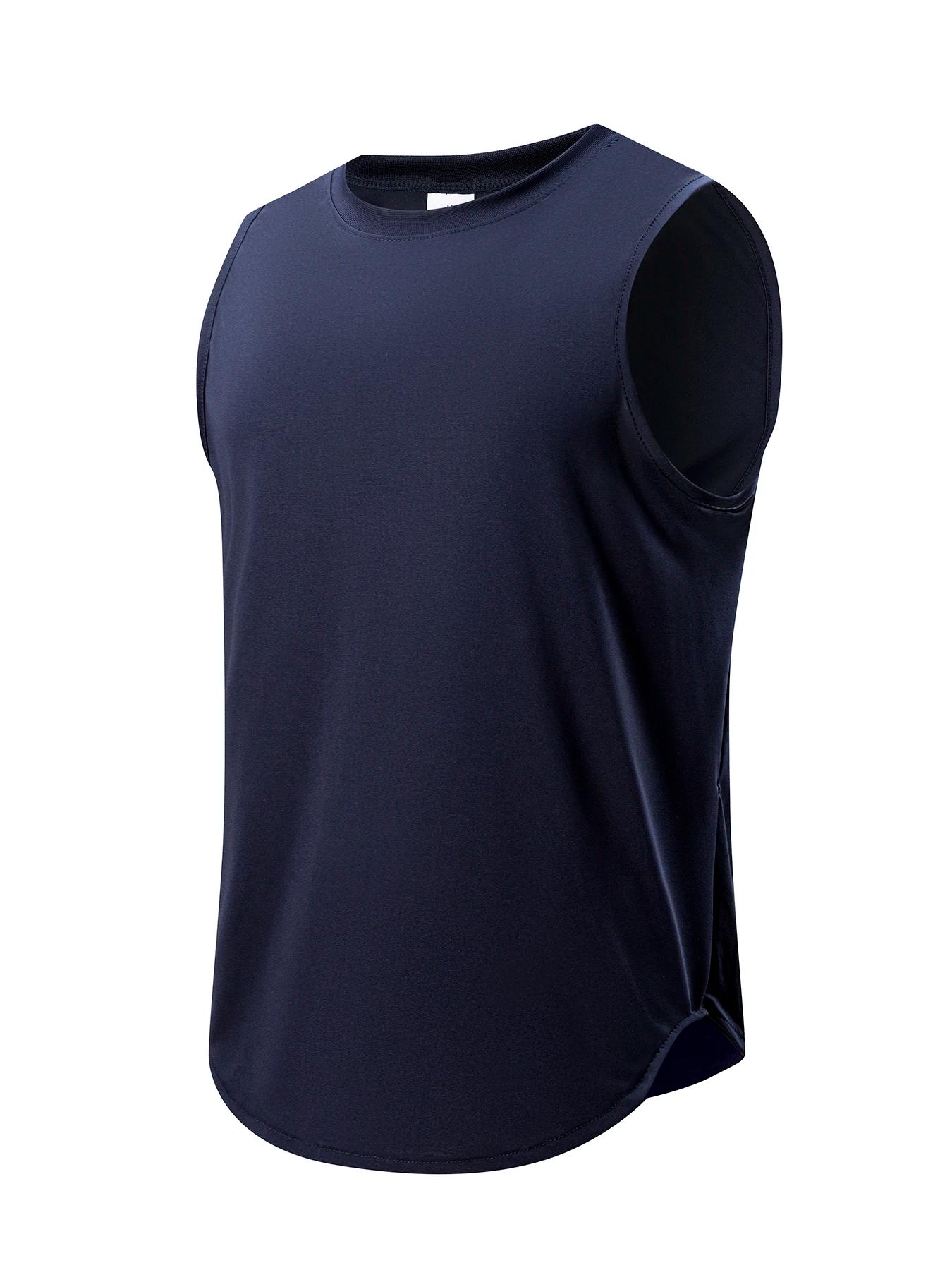 Débardeur basique de Fitness pour hommes, haut de Sport à séchage rapide, gilet de course, Fitness, 