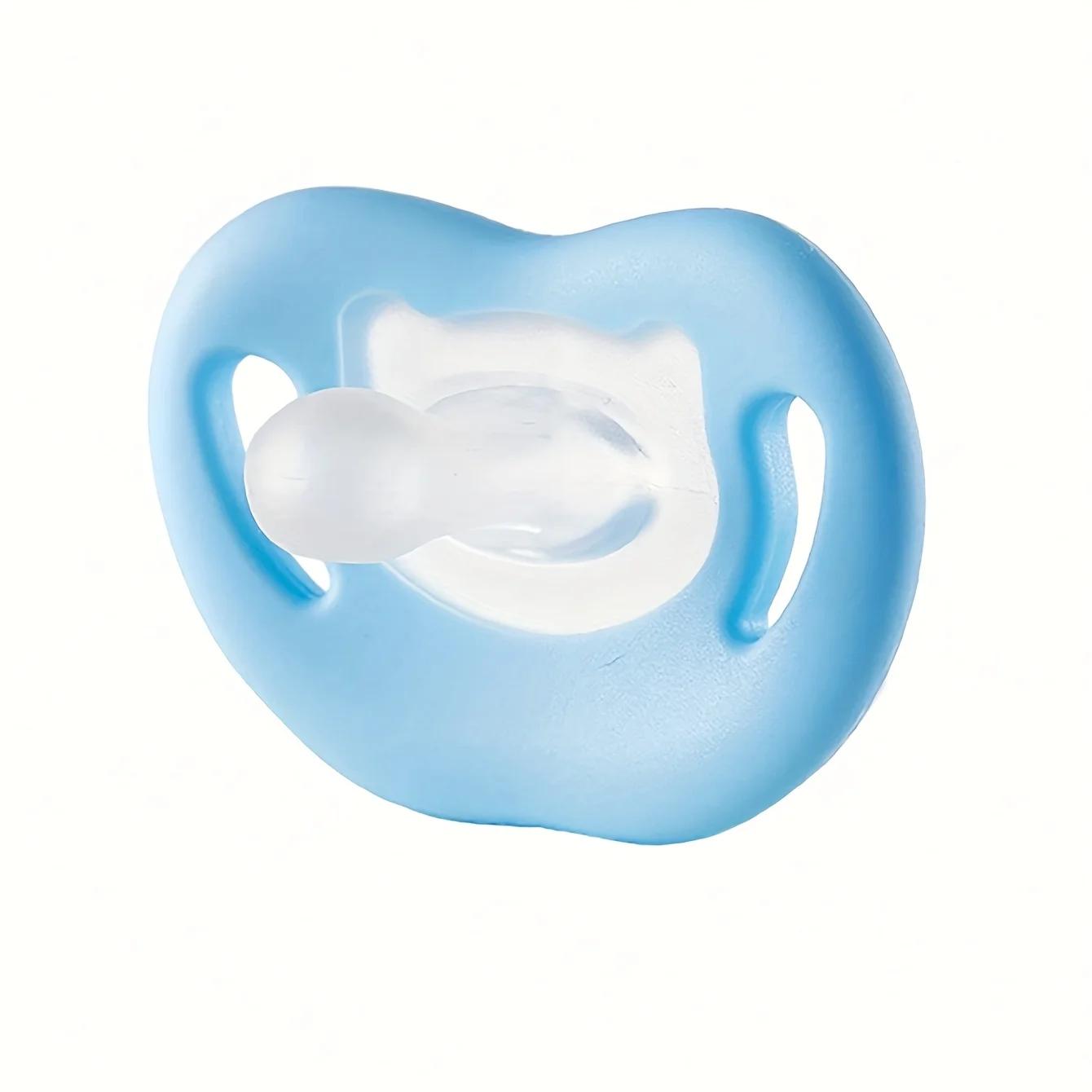 Sucette pour bébé en Silicone doux au toucher avec tétine pour le pouce, sucette pour nouveau-né, ca