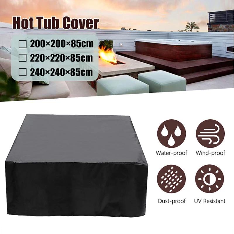 Baignoire piscine étanche extérieure chute feuilles protecteur couverture jardin cour Anti-UV protec