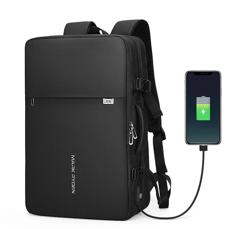 Mark Ryden-Sac à dos pour ordinateur portable 17 pouces pour homme, chargeur USB, multicouche, sac d