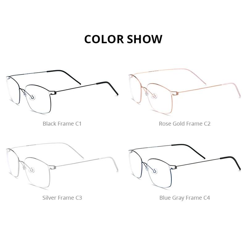 FONEX alliage de titane lunettes cadre hommes marque Design lunettes ultraléger danemark corée Morte